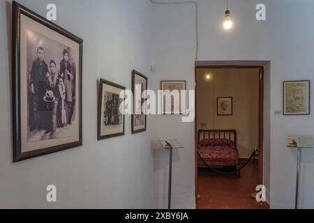 Miguel Hernández House Museum, wo der Dichter mit seiner Familie von 1914 bis 1934 in der Stadt Orihuela lebte, in der er geboren wurde, Alicante, Spanien. Stockfoto