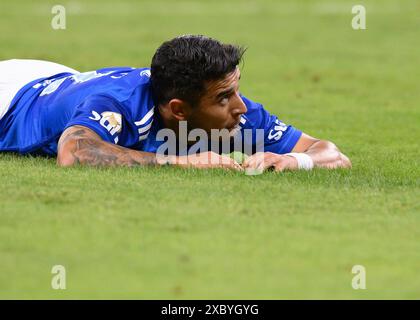 Belo Horizonte, Brasilien. Juni 2024. William von Cruzeiro während des Spiels zwischen Cruzeiro und Cuiaba für die brasilianische Serie A 20234 im Mineirao Stadium in Belo Horizonte am 13. Juni. Foto: Gledston Tavares/DiaEsportivo/Alamy Live News Credit: DiaEsportivo/Alamy Live News Stockfoto