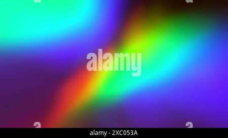 Neonrosa lila Regenbogenlichter blinken und leuchten. Abstrakter holographischer Hintergrund Stockfoto