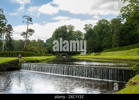 Studley Royal Water Garden, Ripon, North Yorkshire, England, Großbritannien. Stockfoto