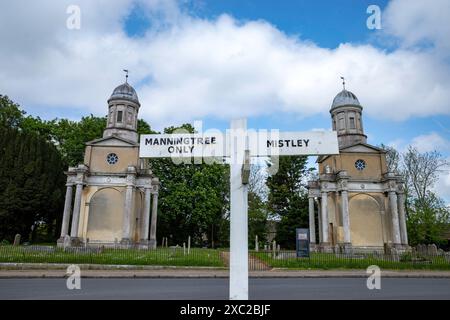 Mistley Türme Essex Stockfoto