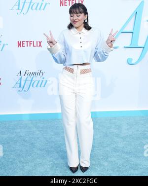 Los Angeles, USA. Juni 2024. Xochitl Gomez kommt am Donnerstag bei der Netflix's A FAMILY AFFAIR World Premiere im ägyptischen Theater in Hollywood, CA. Juni 2024. (Foto: Sthanlee B. Mirador/SIPA USA) Credit: SIPA USA/Alamy Live News Stockfoto
