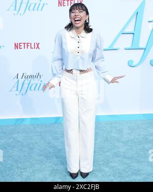 Los Angeles, USA. Juni 2024. Xochitl Gomez kommt am Donnerstag bei der Netflix's A FAMILY AFFAIR World Premiere im ägyptischen Theater in Hollywood, CA. Juni 2024. (Foto: Sthanlee B. Mirador/SIPA USA) Credit: SIPA USA/Alamy Live News Stockfoto