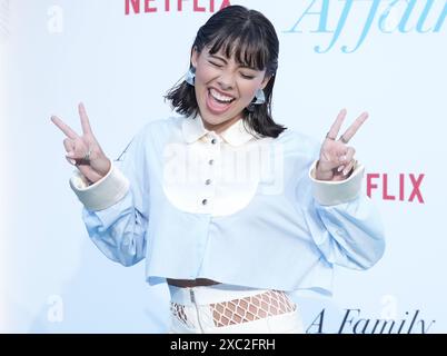 Los Angeles, USA. Juni 2024. Xochitl Gomez kommt am Donnerstag bei der Netflix's A FAMILY AFFAIR World Premiere im ägyptischen Theater in Hollywood, CA. Juni 2024. (Foto: Sthanlee B. Mirador/SIPA USA) Credit: SIPA USA/Alamy Live News Stockfoto