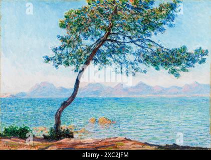 Claude Monet, Antibes, Landschaftsmalerei in Öl auf Leinwand, 1888 Stockfoto