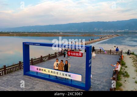 (240614) TAIYUAN, 14. Juni 2024 (Xinhua) Ein Drohnenfoto vom 10