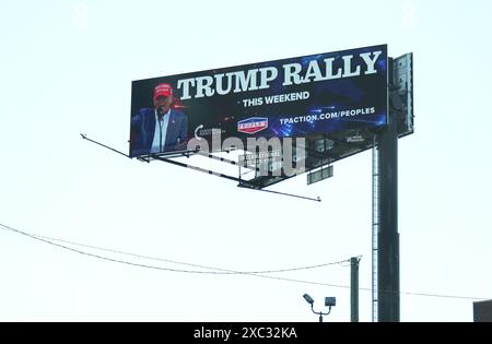 Detroit, MI, USA. Juni 2024. Views of Detroit vor der People's Convention, veranstaltet von Turning Point USA am 13. Juni 2024 im Huntington Place Convention Center in Detroit, Michigan. Quelle: Mpi34/Media Punch/Alamy Live News Stockfoto