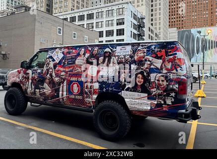 Detroit, MI, USA. Juni 2024. Views of Detroit vor der People's Convention, veranstaltet von Turning Point USA am 13. Juni 2024 im Huntington Place Convention Center in Detroit, Michigan. Quelle: Mpi34/Media Punch/Alamy Live News Stockfoto