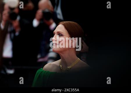CANNES, FRANKREICH - 19. MAI: Julianne Moore besucht den Teppich des Horizonts beim Festival de Cannes 2024 in Cannes (Foto: Giovanna Onof Stockfoto