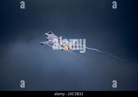F 35 Multifunktionsjäger, Kampfflugzeuge der fünften Generation, Stealth-Technologie, Advanced Avionics, Lockheed Martin, Air Superiority, Stockfoto