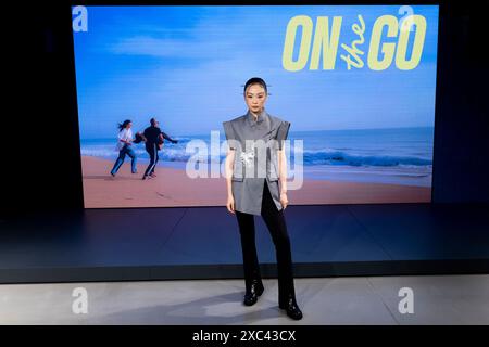 Madrid, Spanien. Juni 2024. Chacha Huang nimmt am „On the Go“ Fotogespräch im Espacio Cupra Teil. Quelle: SOPA Images Limited/Alamy Live News Stockfoto