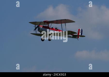 Shuttleworth, Collection, de Havilland, DH 82, Tiger Moth, Old Warden, Biggleswade, Bedfordshire. Stockfoto