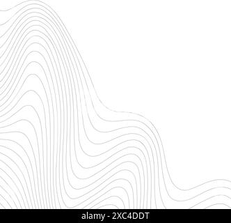 Verzerrtes quadratisches Raster. Verzogene Netzstruktur. Design-Element im Retro-Design. Gitter der Drahtmodellwellengeometrie. Gekrümmtes Netzelement. Vektorabbildung. Stock Vektor