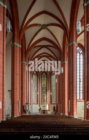 Homberg (Efze), Pfarrkirche St. Marien, Blick nach Osten Stockfoto