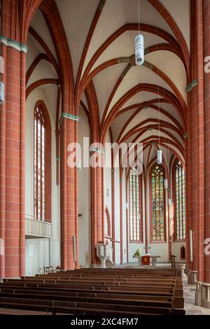 Homberg (Efze), Pfarrkirche St. Marien, Blick nach Osten Stockfoto