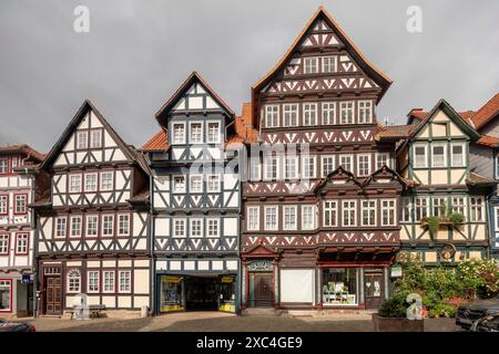 Bad Sooden-Allendorf, Ortsteil Allendorf, Kirchstraße, Häuser Nr. 55-61 Stockfoto