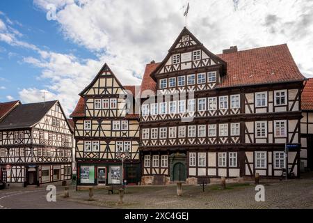Bad Sooden-Allendorf, Ortsteil Allendorf, Kirchstraße, Häuser Nr. 27 und 29 Stockfoto