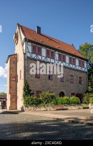 Bad Sooden-Allendorf, Ortsteil Allendorf, Rathofstraße 2, Steinernes Haus, Blick von Süden Stockfoto