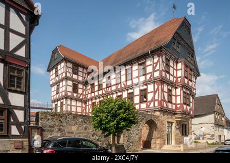 Fritzlar, Hochzeitshaus, heute Museum, 1580-1590, Blick von Südwesten Stockfoto