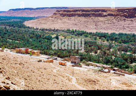 Ziz-Tal In Marokko: Eine Der Größten Oasen Der Welt Stockfoto