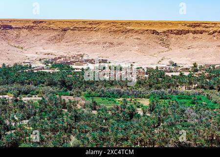 Ziz-Tal In Marokko: Eine Der Größten Oasen Der Welt Stockfoto