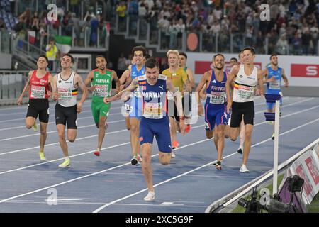 Olympiastadion, Rom, Italien. Juni 2024. 2024 Leichtathletik-Europameisterschaft, 6. Tag; Jakob INGEBRIGTSEN (NOR) tritt an den 1500 Männern während des sechsten Tages der Leichtathletik-Europameisterschaft an Credit: Action Plus Sports/Alamy Live News Stockfoto