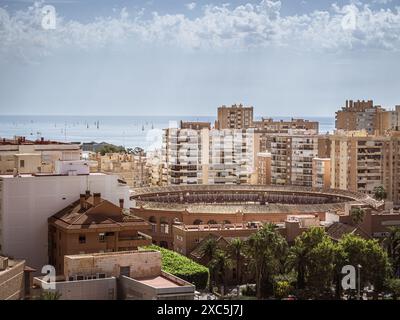 Malaga, Andalusien, Spanien: Malagueta, das Stierkampfstadion der Corrida auf der Plaza de Torros Stockfoto