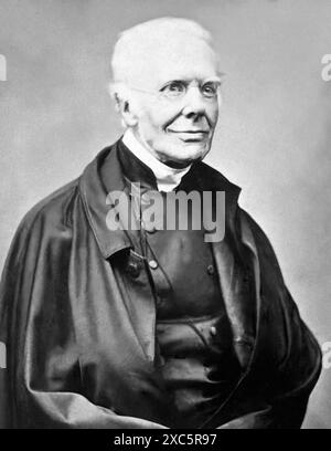 John Keble (1792–1866), englischer anglikanischer Priester, Dichter, Theologe und einer der Führer der Oxford-Bewegung. Das Keble College an der Oxford University wurde nach ihm benannt. Stockfoto