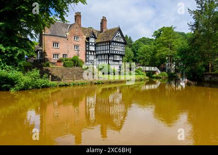 Das Worsley Packet House am Bridgewater Canal in Worsley, Salford, Greater Manchester, England, Großbritannien Stockfoto