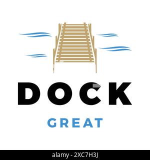 Design-Vorlage Für Das Symbol „Andocken“ Stock Vektor