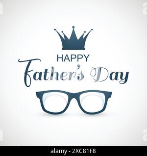 Elegantes Kartendesign zum Happy Vthers Day Stock Vektor