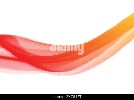 Abstrakter farbenfroher Hintergrund fließender Wellenlinien Stock Vektor