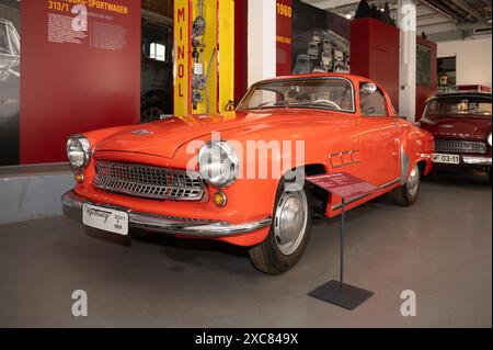 Das AWE Wartburg Automuseum in Eisenach Stockfoto