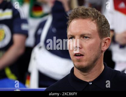 München, Deutschland. Juni 2024. Julian Nagelsmann Cheftrainer Deutschlands beim UEFA-Europameisterspiel in der Allianz Arena, München. Der Bildnachweis sollte lauten: David Klein/Sportimage Credit: Sportimage Ltd/Alamy Live News Stockfoto