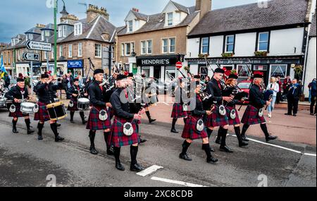 16. Juni 2024: Biggar Gala Day, Biggar, South Lanarkshire, Schottland Stockfoto