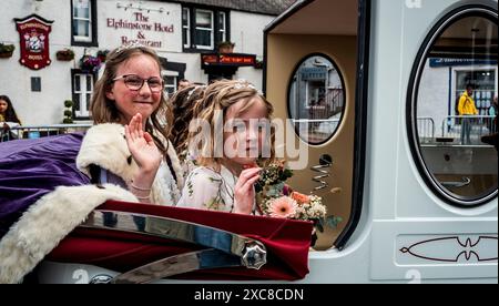 16. Juni 2024: Biggar Gala Day, Biggar, South Lanarkshire, Schottland Stockfoto