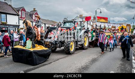 16. Juni 2024: Biggar Gala Day, Biggar, South Lanarkshire, Schottland Stockfoto