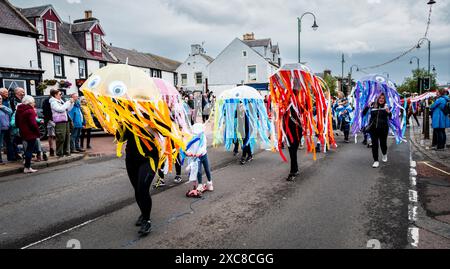 16. Juni 2024: Biggar Gala Day, Biggar, South Lanarkshire, Schottland Stockfoto