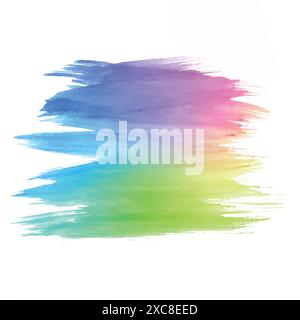 Handgezeichnetes farbenfrohes Aquarelldesign Stock Vektor