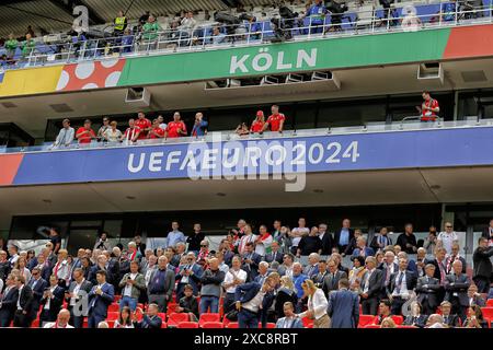 Köln, Deutschland. Juni 2024. KÖLN, RheinEnergie Stadion, 15.06.2024, Fußball-Europameisterschaft Euro2024, Gruppenspiel Nr. 2 zwischen Ungarn und der Schweiz. Beschreibung: Pro Shots/Alamy Live News Stockfoto