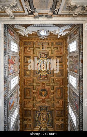 Rom, Italien - 31. August 2023: Kirche Santa Maria in Aracoeli, Rom, Italien. Sie ist als Kirche des stadtrates von Rom (Italien) bezeichnet. Stockfoto