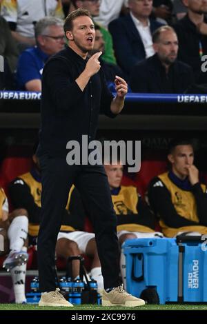 MÜNCHEN, DEUTSCHLAND - 14. JUNI: trainer von Julian Nagelsmann beim Gruppenspiel der UEFA EURO 2024 zwischen Deutschland und Schottland im Münchener Fußball AR Stockfoto