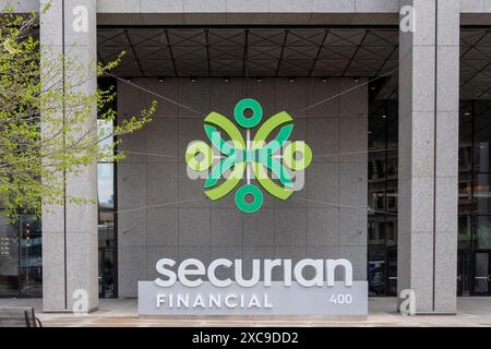 Securian Financial Hauptsitz in St Paul, Minnesota, USA Stockfoto