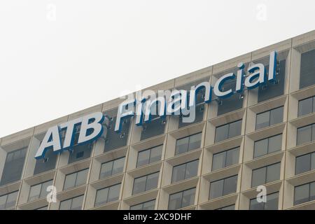 ATB Financial Office bei ATB Place in Edmonton, Alberta, Kanada Stockfoto