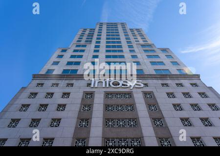 Infosys – Hartford Tech and Innovation Hub in Hartford, Connecticut, USA, am 8. November 2023. Stockfoto