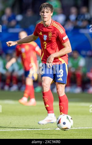 Olympiastadion, Berlin, Deutschland. Juni 2024. Euro 2024 Gruppe B Fußball, Spanien gegen Kroatien; Robin Le Normand (ESP) Credit: Action Plus Sports/Alamy Live News Stockfoto