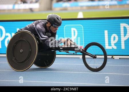 Paris, Frankreich, Freitag, 14. juni 2024, Handisport Paris Open 2024, 800-m-Finale für Herren. Credit Francois Loock / Alamy Live News Stockfoto