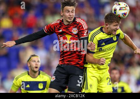 Harrison, Usa . Juni 2024. New York Red Bulls spielen am 15. Juni 2024 gegen die Nashville of Major League Soccer in der Red Bull Arena in Harrison, New Jersey Stockfoto