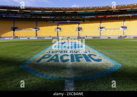 Wellington, Neuseeland, 15. Juni 2024. Ein allgemeiner Blick auf das Sky Stadium im Sky Stadium am 15. Juni 2024 in Wellington, Neuseeland. Quelle: James Foy/Speed Media/Alamy Live News Stockfoto