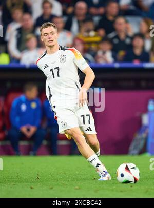 Florian Wirtz, Nr. 17 DFB im Gruppenspiel DEUTSCHLAND - SCHOTTLAND 5-1 der UEFA-Europameisterschaften 2024 am 14. Juni 2024 in München. Fotograf: Peter Schatz Stockfoto